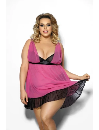 Košieľka Carinola + nohavičky ZADARMO! Veľkosť plus - Angels Never Sin