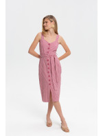 Monnari Šaty Kockované midi šaty Multi Pink