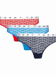 Dámske čipkované tangá 3 Pack UW0UW02524-0V7 - Tommy Hilfiger