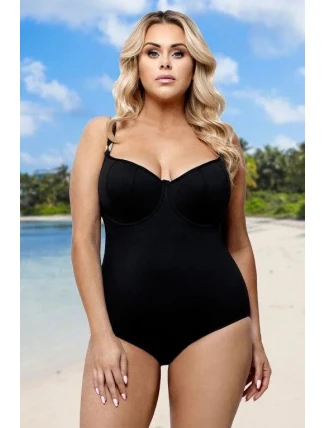 Jednodielne plavky L4392/1 čierne - Lorin