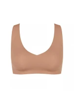 Dámska podprsenka ZERO Feel 2.0 Bralette - BROWN - hnedá 00CM - SLOGGI