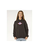 Dievčenská mikina RIP CURL Sunshine Squad Hood – Girl, čierna Dievčenská mikina RIP CURL Sunshine Squad Hood – Girl, čierna