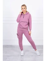 Izolačná sada s ozdobným vreckom tmavo ružová