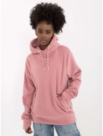 Mikina D20005M02627B2 tmavoružová