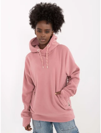 Mikina D20005M02627B2 tmavoružová