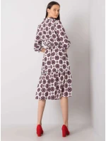 Šaty LK SK 508525.17 biele a červené