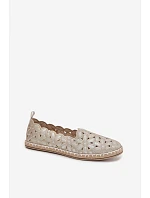 Dámske baleríny 24TX02 gold - Sweet Shoes Dámske baleríny 24TX02 gold - Sweet Shoes