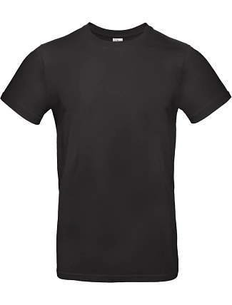 B&C #E190 Tričko z hrubej bavlny 01.003T čierne B&C #E190 Tričko z hrubej bavlny 01.003T čierne