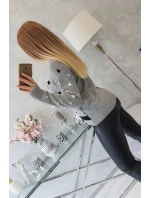 Sveter s Otcom Vianoc šedý Sveter s Otcom Vianoc šedý