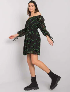 Šaty LC SK 22K 3040.19P čierna a zelená