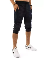 FashionStreet pánske tmavomodré teplákové šortky SX1536 FashionStreet pánske tmavomodré teplákové šortky SX1536