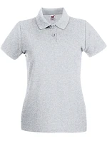 Fruit of the Loom Lady-Fit Premium Polo Dámske piké polo 16.3030 melírovaná šedá
