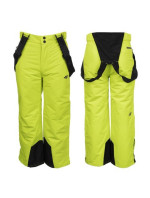 Detské / juniorské lyžiarske nohavice HJZ22 JSPMN001 45S neónovo zelená - 4F