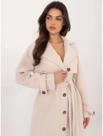 Dámsky kabát TW EN BI 2209.71P Light beige - FPrice Dámsky kabát TW EN BI 2209.71P Light beige - FPrice