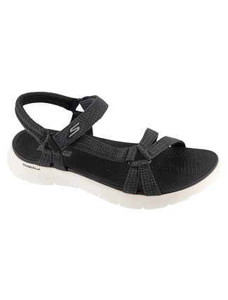 Sandále Skechers Go Walk Flex – Sublime 141451-BKW, čierne, veľkosť 36