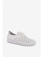 Dámske kožené topánky Acorn White Softie Semi Dámske kožené topánky Acorn White Softie Semi