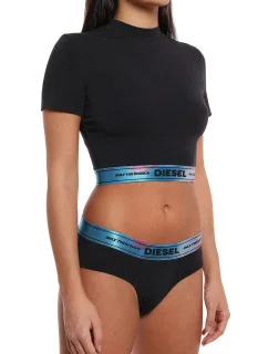 Dámsky športový top 00SHHL-0WAXQ-E5186 čierna - Diesel