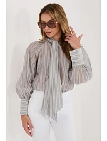 Košeľa s dlhým rukávom model 226442 Taliansko Moda Košeľa s dlhým rukávom model 226442 Taliansko Moda