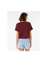 RIP CURL Tričko TALLOWS CROP TEE RIP CURL Tričko TALLOWS CROP TEE