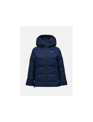 Bunda PEAK PERFORMANCE W Shred Down Jacket, tmavomodrá Bunda PEAK PERFORMANCE W Shred Down Jacket, tmavomodrá