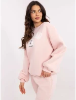 Mikina EM BL 617 16.01X svetlo ružová