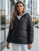 Dámska prešívaná zimná bunda SPACE black FashionStreet TY4070