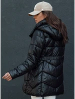 Dámsky prešívaný zimný kabát BLOOM black FashionStreet TY4484