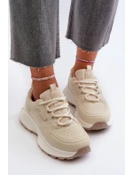 Sneakersy Damskie HI-POLY SYSTEM Big Star NN274A105 Beżowe