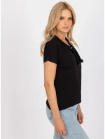 Blúzka LA BZ B684.08 čierna Blúzka LA BZ B684.08 čierna