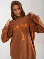 Mikina VI BL 3212.15X hnedá