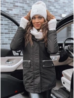 Dámska parka SNOWFALL parka black FashionStreet TY4087 Dámska parka SNOWFALL parka black FashionStreet TY4087