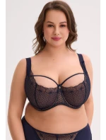 Polomäkká podprsenka Gaia BSM 1323 Veda Maxi Navy blue