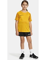 Craft Teamwear Squad Go Contrast Jersey Jr. Detské kontrastné športové tričko 82.2727 jasne červená/express Craft Teamwear Squad Go Contrast Jersey Jr. Detské kontrastné športové tričko 82.2727 jasne červená/express
