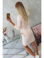 3D grafické šaty so zirkónmi v ružovej farbe 3D grafické šaty so zirkónmi v ružovej farbe