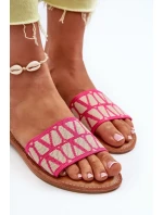 Dámske ploché papuče Fuchsia Traivea