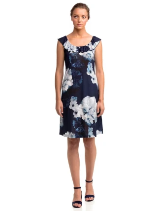 Dámske kvetinové šaty 14464 - Vamp