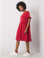 Šaty RV SK 5576.04 tmavo červená Šaty RV SK 5576.04 tmavo červená