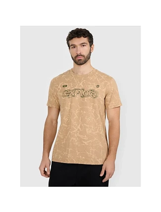 Pánske tričko s potlačou 4F 4FRAW25TTSHM3379-83A pánske