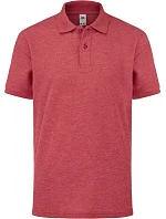 Fruit of the Loom Kids 65/35 Polo Detské piqué polo 16.3417 vintage heather red