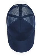 Beechfield B 643 5-panelová čiapka s klobúkom „Suede Snapback Trucker“ 53.0643 francúzska námornícka modrá