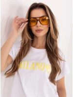 RV tričko TS A1206.84 bielo žlté