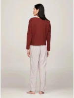 Dámske tričko s dlhým rukávom UW0UW04153 DW5 bordová - Tommy Hilfiger Dámske tričko s dlhým rukávom UW0UW04153 DW5 bordová - Tommy Hilfiger