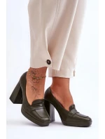 Dámske lodičky na podpätku M046 / 185349 Black - Sweet Shoes Dámske lodičky na podpätku M046 / 185349 Black - Sweet Shoes