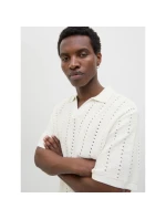 Jack&Jones pánska košeľa JORPAROS KNIT ESTER SS CROCHET POLO 12272562 SEA SALT Jack&Jones pánska košeľa JORPAROS KNIT ESTER SS CROCHET POLO 12272562 SEA SALT