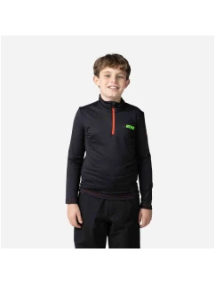 ROSSIGNOL Boy Hero 1/2 Zip Warm Stretch Hoodie Black