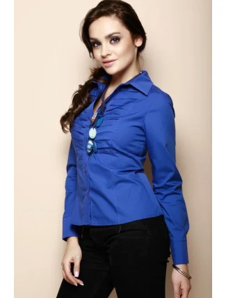 Dlhá košeľa Misuri. rukáv č. 59 zafír - Figl Dlhá košeľa Misuri. rukáv č. 59 zafír - Figl