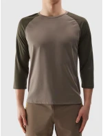 Pánske cyklistické tričko 4F - hnedé