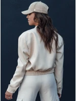 Dámska bunda bomber PRIEV béžová FashionStreet TY4306