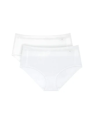 Dámske nohavičky Smart Natural Maxi EX 2P - WHITE - biela 0003 - TRIUMPH Dámske nohavičky Smart Natural Maxi EX 2P - WHITE - biela 0003 - TRIUMPH