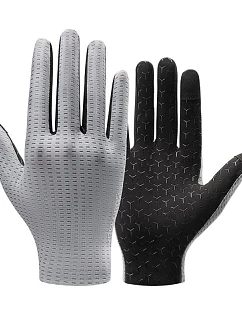 Rockbros priedušné cyklistické rukavice, plné, veľkosť: XXL - sivé